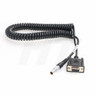 Aufgerolltes Tachymeter-Kabel für Leica-Tachymeter zu Computer PC Lemo 0B 5 Pin RS232 DB9