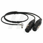Kanal-Audioinput-Kabel XLR 3 ARRI Alexa Minikamera-2 Pin-Frau zu rechtwinkligem Pin 5