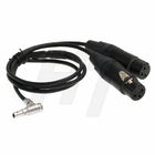 Kanal-Audioinput-Kabel XLR 3 ARRI Alexa Minikamera-2 Pin-Frau zu rechtwinkligem Pin 5
