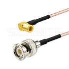Koaxialkabel Rfs RG316, BNC zum rechtwinkligen SMB-KLECKS Digital-Radioantennen-Adapter-Kabel