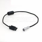 Stromkabel BMPCC4K Blackmagic für DJI Ronin S zur Weipu SF610 2 Pin BMD-Taschen-Kino-Kamera 4K