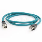 Industrielle Kamera-flexibler Ethernet-Kabel Cat6 abgeschirmter M12 8 Mann Pin Xcode zu RJ45