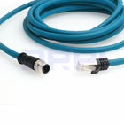 D-Code-Mann M12 4pin dem Verbindungsstück CAT5 zu des Ethernet-RJ45 schirmte Kabel ab