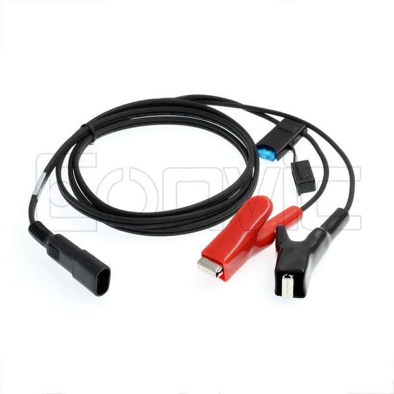 Externe Batteriestromversorgungs-Kabel-Krokodilklemmen SAE 12V für Trimble Topcon Leica